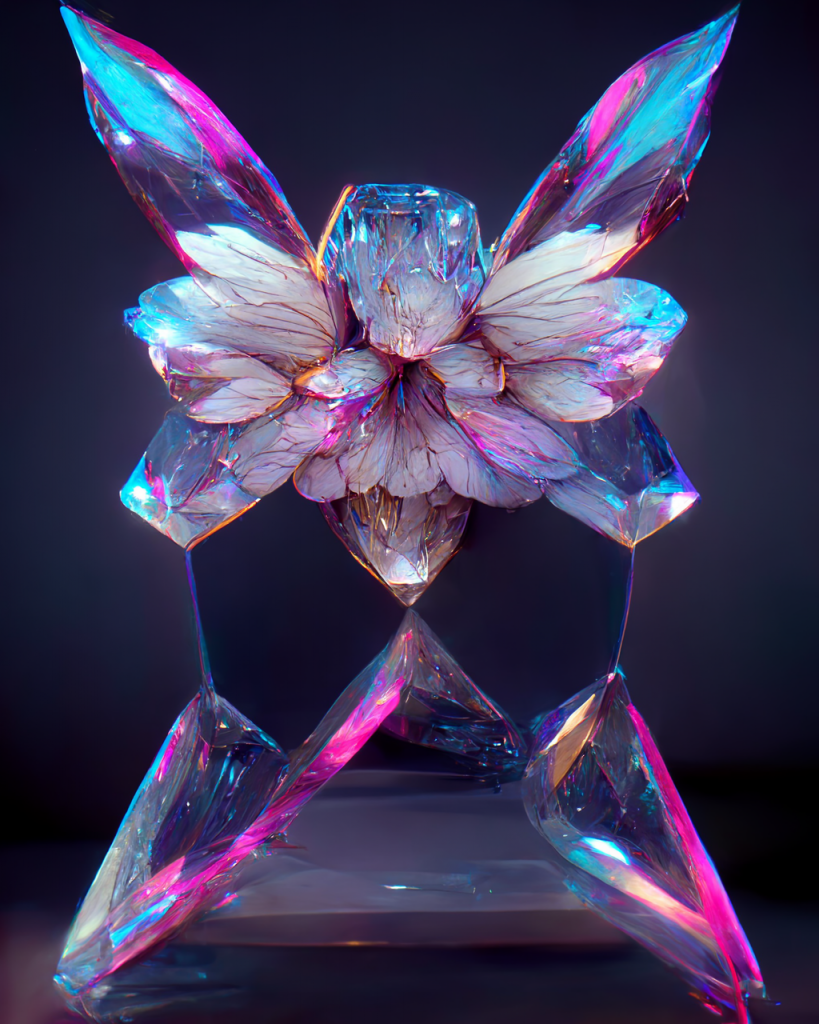 Creating Crystal Material in Midjourney